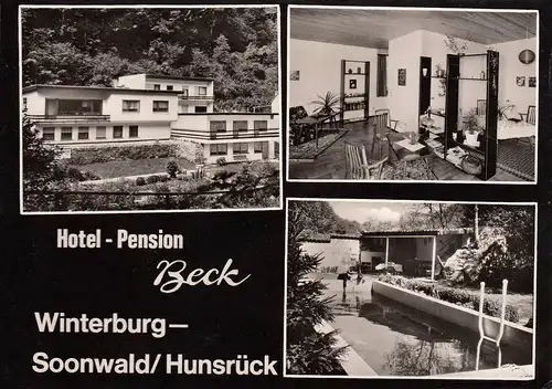 6551 WINTERBURG, Hotel-Pension Beck, keine AK-Einteilung