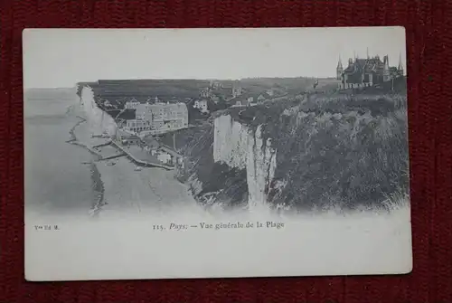 F 76200 DIEPPE - PUYS, vue generale de la Plage