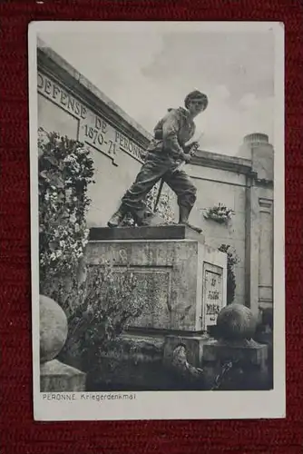 F 80200 PERONNE, Kriegerdenkmal