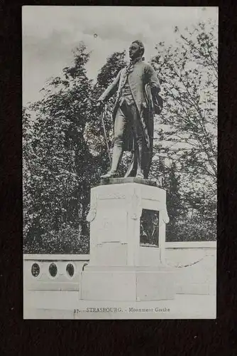F 67000 STRASBOURG, Monument Goethe