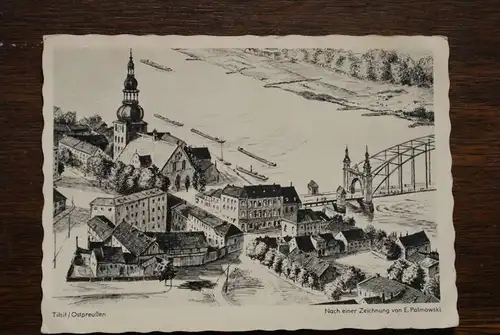 RU - 238750 SOWETSK - Kaliningrad - Tilsit, Künstlerkarte E.Palmowski