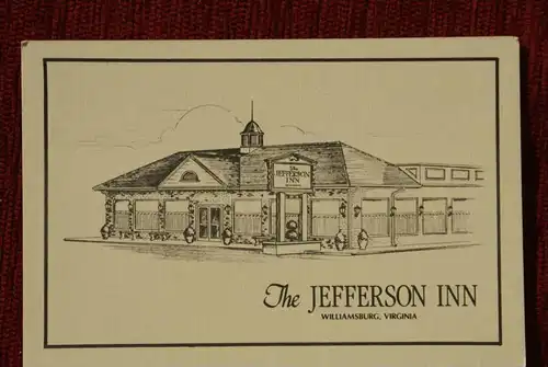 USA - VIRGINIA, 23186 WILLIAMSBURG, "The Jefferson Inn"