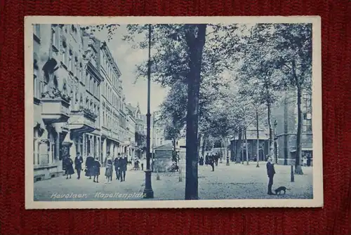 4178 KEVELAER, Kapellenplatz, 1929, belebte Szene