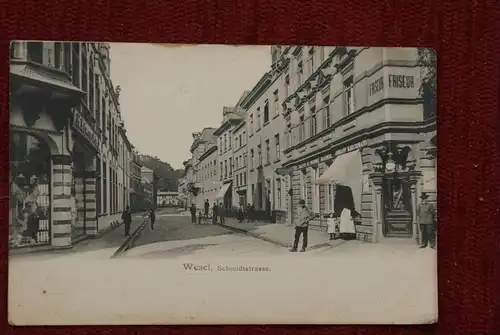 4230 WESEL, Schmidtstrasse um die Jahrhundertwende