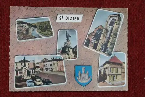 F 52100 SAINT - DIZIER, 5-Bild-Karte & Stadtwappen