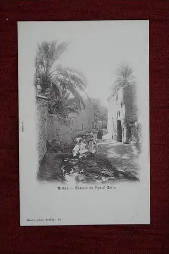 ALGERIEN - BISKRA, Chemin de Raz-El-Gerio