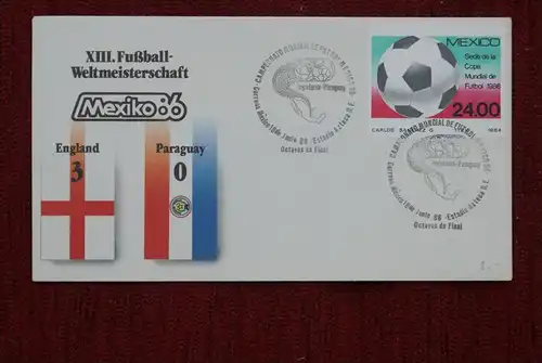 SPORT - FUSSBALL - WM 1986  ENGLAND - PARAGUAY   3 : 0