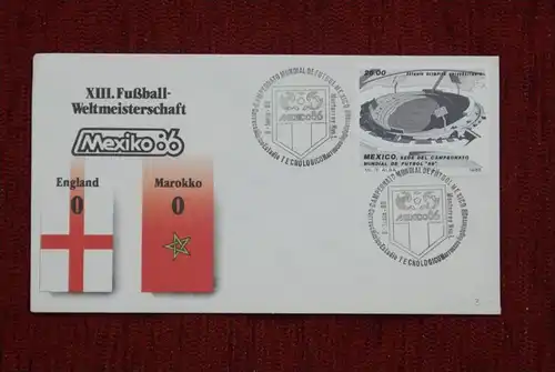 SPORT - FUSSBALL - WM 1986  ENGLAND - MAROKKO   0 : 0