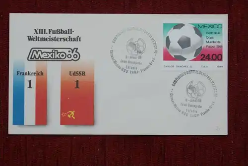 SPORT - FUSSBALL - WM 1986  FRANKREICH - UDSSR   1 : 1