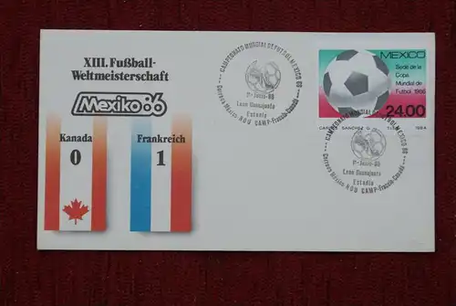 SPORT - FUSSBALL - WM 1986  KANADA - FRANKREICH   0 : 1
