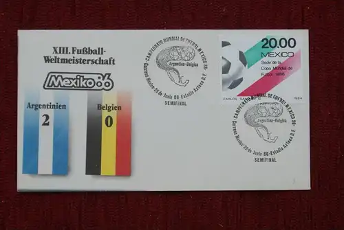SPORT - FUSSBALL - WM 1986  ARGENTINIEN - BELGIEN   2 : 0