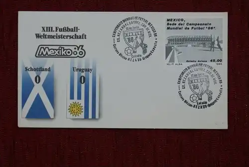 SPORT - FUSSBALL - WM 1986  SCHOTTLAND - URUGUAY   0 : 0