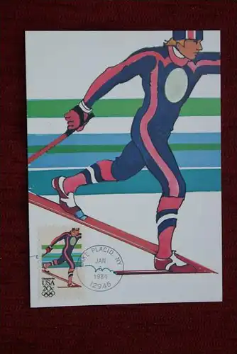 SPORT - Wintersport - Langlauf - Olympiade 1984 Lake Placid