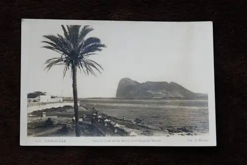 GBZ - GIBRALTAR, Artistic View of the Rock from Spanish Shores