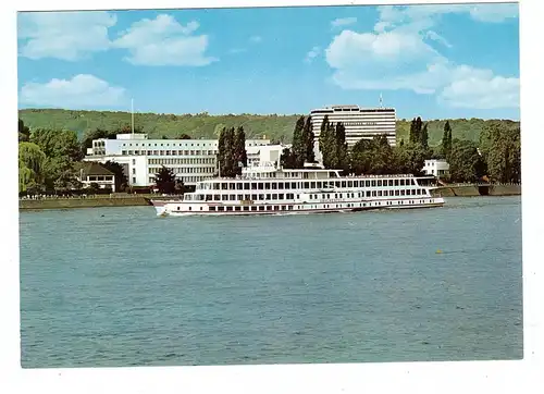BINNENSCHIFFE - RHEIN, Köln-Düsseldorfer "DRACHENFELS" vor Bonn