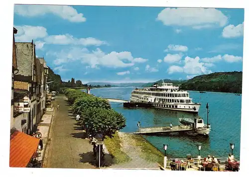 BINNENSCHIFFE - RHEIN, Köln-Düsseldorfer "BERLIN", am Anleger in Bad Breisig