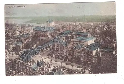 ZUID-HOLLAND - ROTTERDAM, Panorama, handcoloriert, Diefenthal - Amsterdam