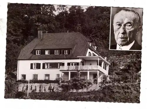 5340 BAD HONNEF - RHÖNDORF, Adenauer-Haus und Porträt