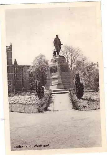 ZUID-HOLLAND - LEIDEN, v.d. Werff-Park, 1958