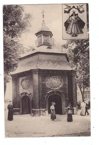 4178 KEVELAER, Gnadenkapelle, belebte Szene, 1909, Verlag Forstreuter