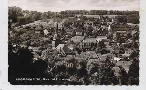 5620 VELBERT - LANGENBERG, Blick auf Frohnberg, 1965