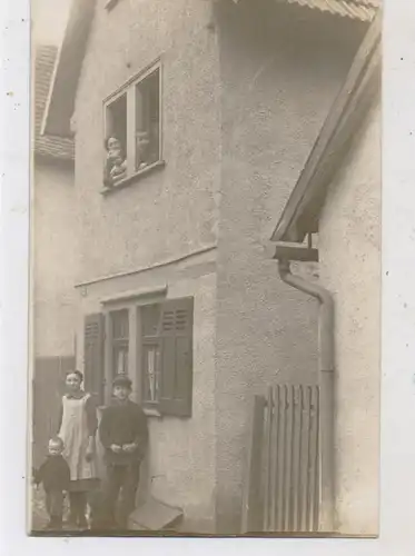 6000 FRANKFURT - SCHWANHEIM, Einzelhaus, Josef Kirchner, Photo-AK, 1914