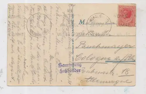 MONACO - MONTE CARLO, Le Ravin Sainte Devote, Eisenbahn, 1931