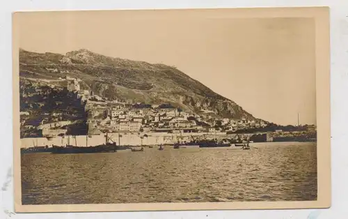 GIBRALTAR - Gesamtansicht, 1913, Norddeutscher Lloyd, Deutsche Seepost