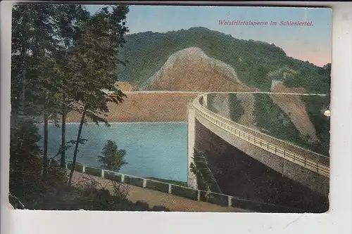 SCHLESIEN - NIEDERSCHLESIEN - Weistritztalsperre, 1915, von Breitenhain/Lubachow verschickt