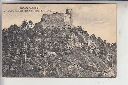 NIEDERSCHLESIEN - BURG KYNAST / CHOJNIK, 1924