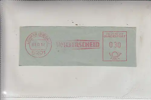 5204 LOHMAR, Maschinen-Stempel Fa. Walterscheid, 1967