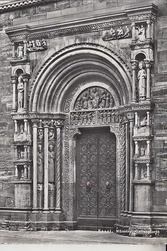 CH 4000 BASEL, Le Porte St. Gall a la Cathedrale, 1959