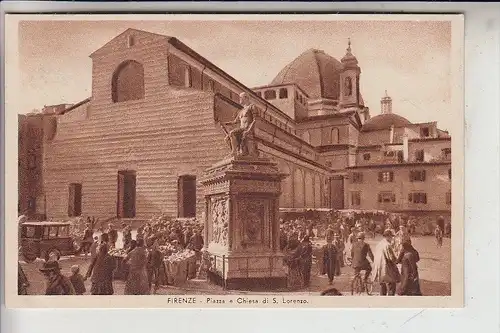 I 50100 FIRENZE, Piazza e Chiesa di S. Lorenzo