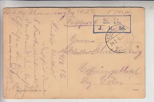 F 59480 LA BASSEE, 1.Weltkrieg, Zerstörungen, Rue de Canteleux, Deutsche Feldpost, 1916