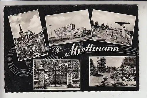 4020 METTMANN, Mehrbildkarte, 1965