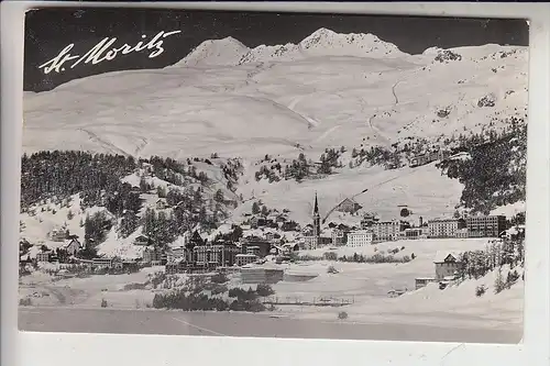 CH 7500 SANKT MORITZ, Ortsansicht, 1958