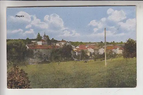 F 54458 REPAIX, 1.Weltkrieg, Deutsche Feldpost, 1917
