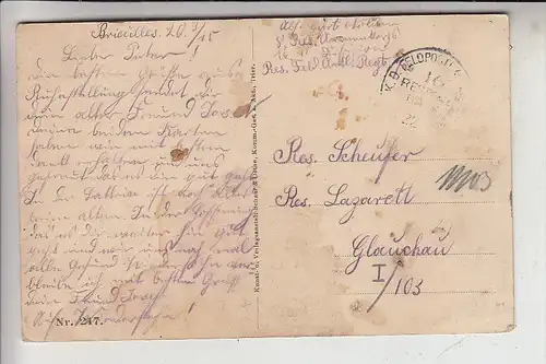 F 55210 BILLY SOUS LES COTES, 1.Weltkrieg, Zestörungen, Deutsche Feldpost, 1915