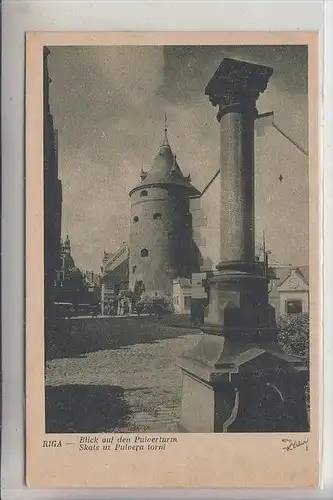 LV - RIGA, Blick auf den Pulverturm
