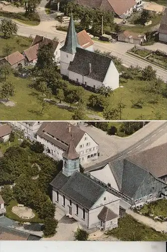 7165 FICHTENBERG, Ev. Kirchen, Luftaufnahmen