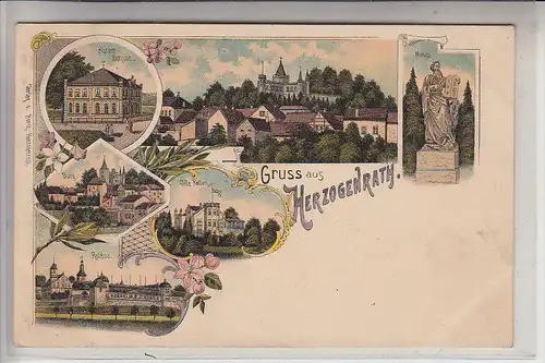 5120 HERZOGENRATH, Gruss aus....Lithographie 190...