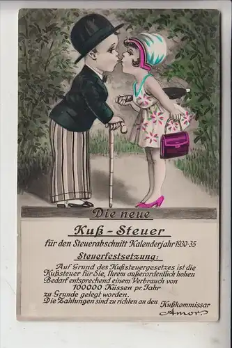 KINDER - HUMOR - Die neue Kuß-Steuer