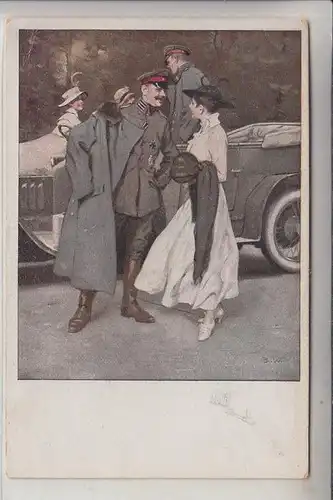 KÜNSTLER - ARTIST - Brynolf WENNERBERG, Kriegspostkarte Nr.20, "Am Flugplatz", 1917