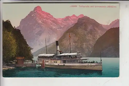 SCHIFFE - BINNENSCHIFFE SCHWEIZ, Dampfer "URI" Vierwaldstättersee