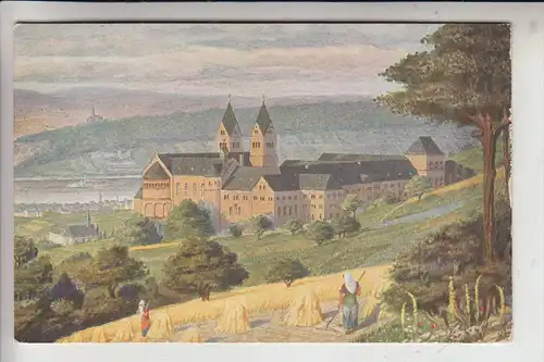 6220 RÜDESHEIM - EIBINGEN, St. Hildegard, Künstler-Karte, 1915