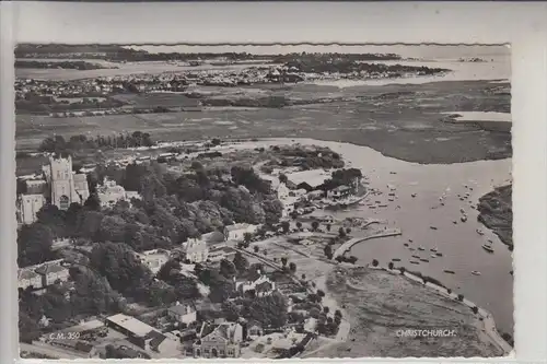 UK - ENGLAND - DORSET - CHRISTCHURCH, air view, 1964