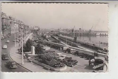 DZ - ALGIER, La Gare et le Boulevard Carnot, 1955
