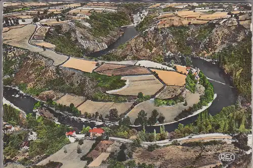 F 36200 PIN, La Boucle de la Creuse au Village du Pin, Vue airienne