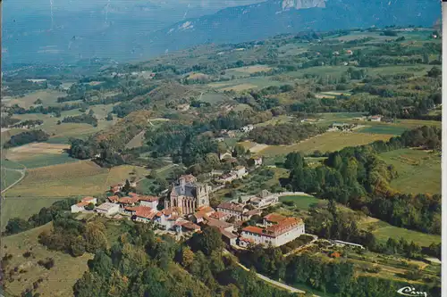F 38470 NOTRE - DAME - De - l'OSIER, Vue generale airienne, CPSM, CIM-Macon