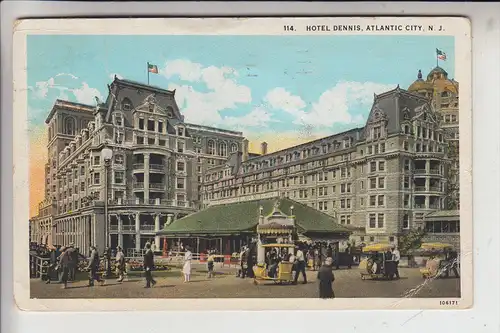 USA - NEW JERSEY - ATLANTIC CITY, Hotel Dennis, 1927, small kink
